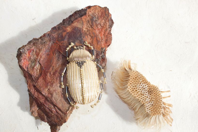 Embroidered beetles 5