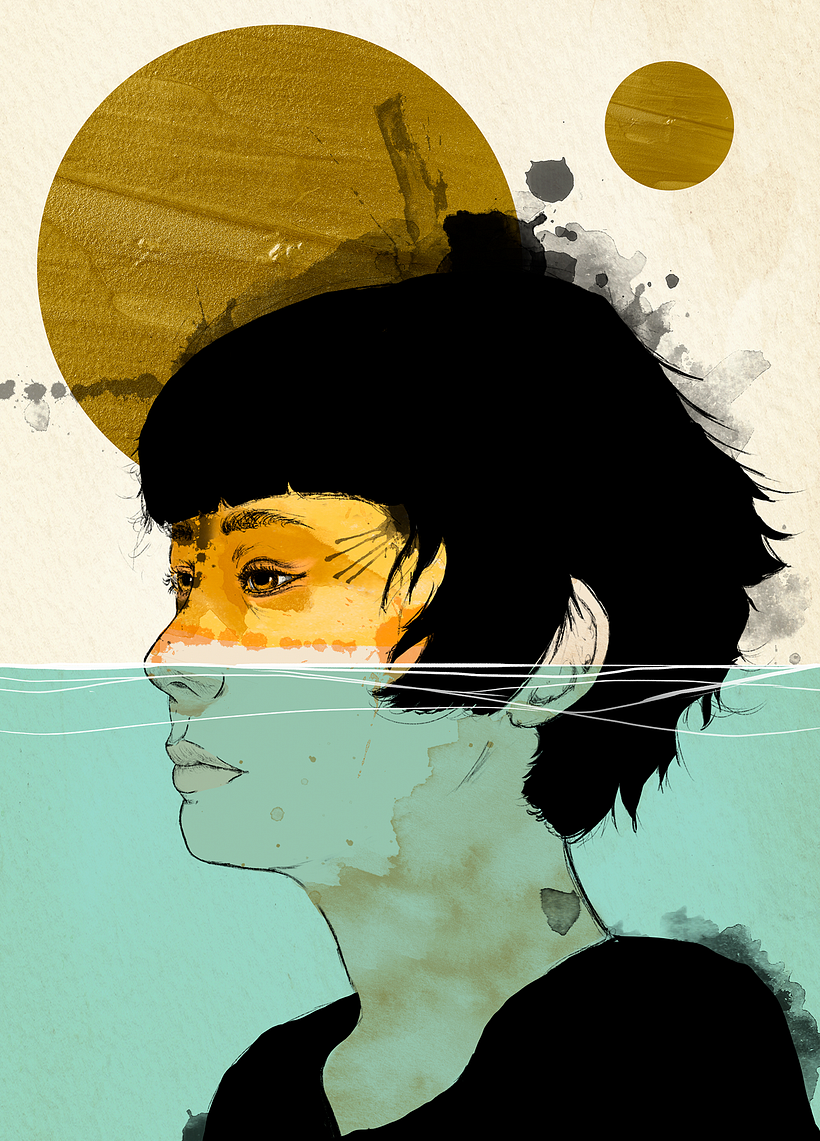 Meu projeto do curso: Técnicas de ilustração com aquarela digital 4