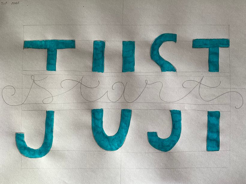 My project for course: Introduction to Hand-Lettering: Composing Colorful Letters 4