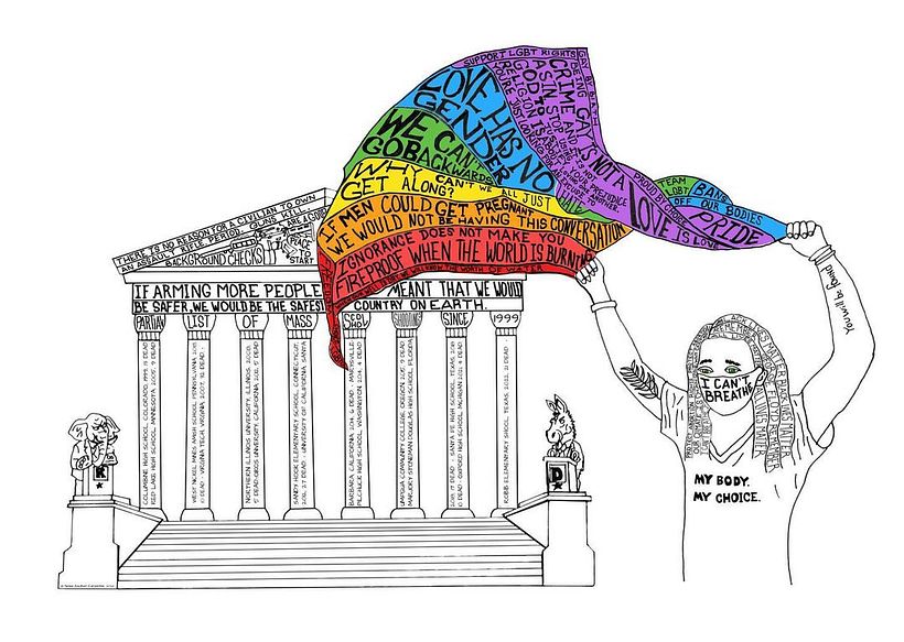 Ilustración de @craftyfarmgirl.