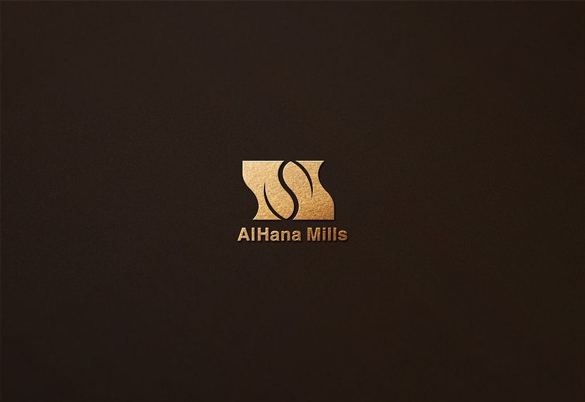 The idea of the logo is two shops next to each other, one of them grinds coffee and grains, and the other shop sells them 3