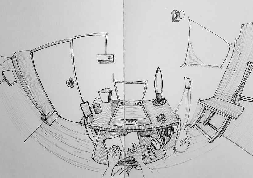 my room_CurvilinearPerpective