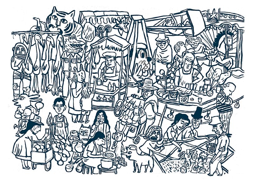siete pecados capitales en la feria de mi pueblo