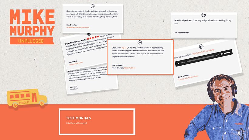Mike Murphy Unplugged Testimonials