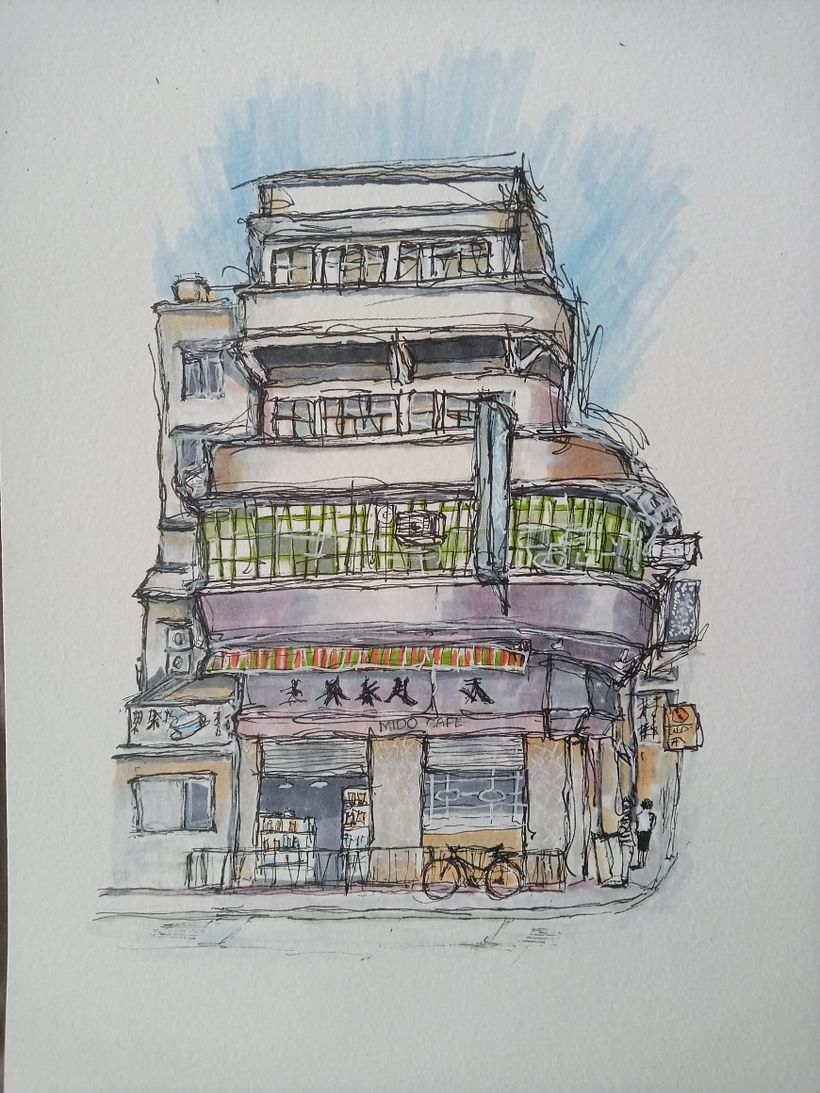 My project for course: Expressive Architectural Sketching with Colored Markers 8