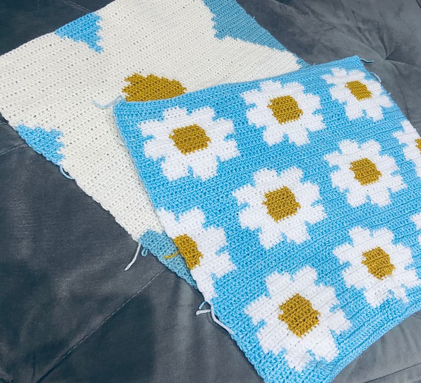 Meu projeto do curso: Intarsia crochê: teça suas tapeçarias 3