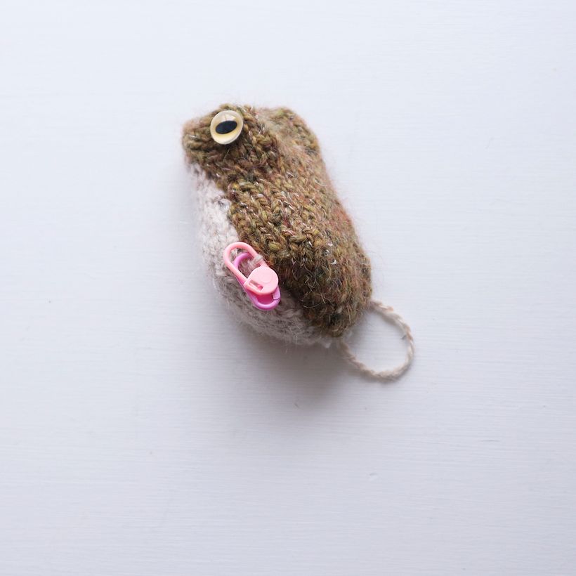 Frog knitting 4
