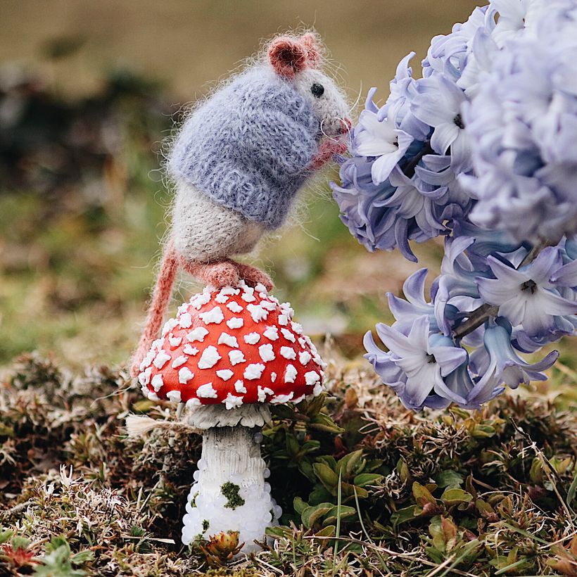 Knitted Mice 1