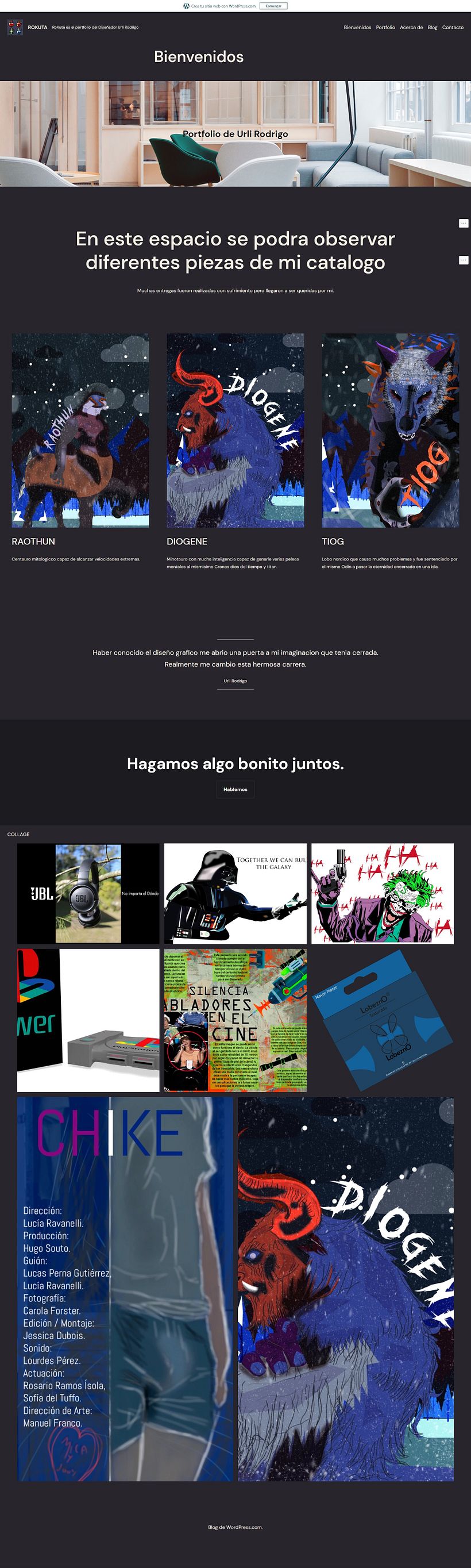 Mi proyecto del curso: Creación de una web profesional con WordPress 3