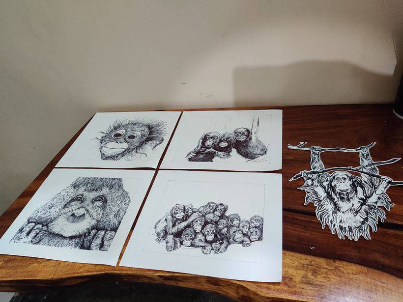 My project for course: Pop-Up Book Creation on Orangutans 3
