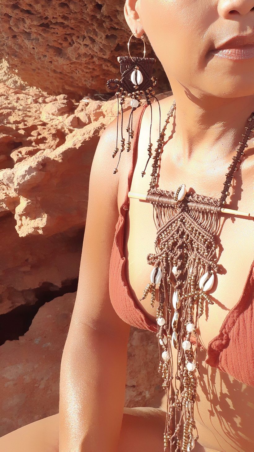 Mi proyecto del curso: Joyería en macramé 7