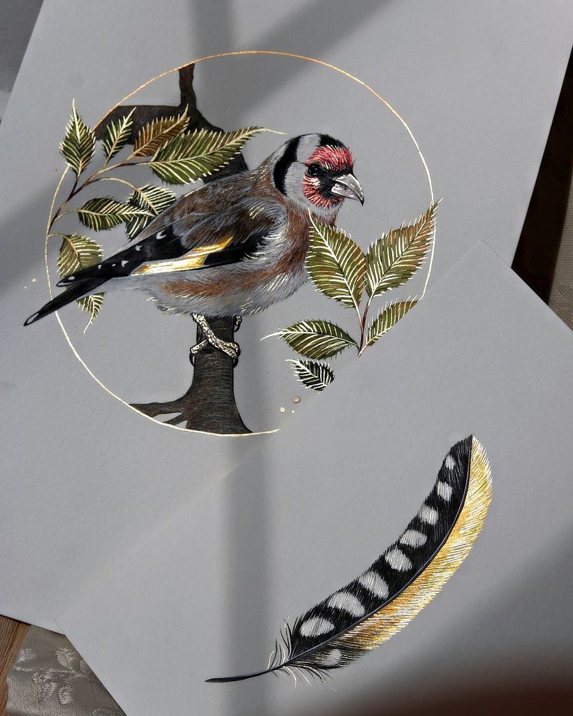 Mein Kursprojekt: Filigrane Aquarellmalerei mit Metallic-Akzenten 1