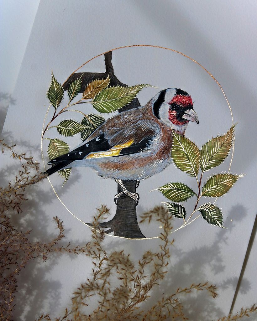 Mein Kursprojekt: Filigrane Aquarellmalerei mit Metallic-Akzenten 2