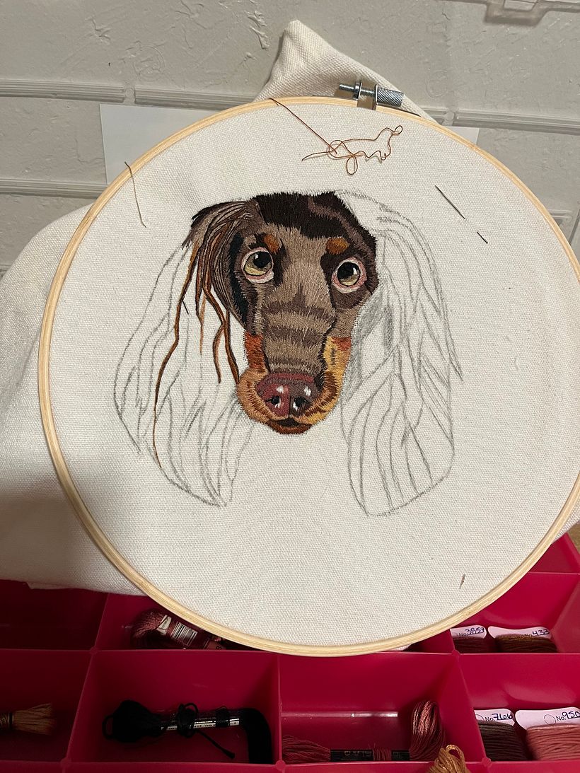 My project for course: Needle Painting for Beginners 1