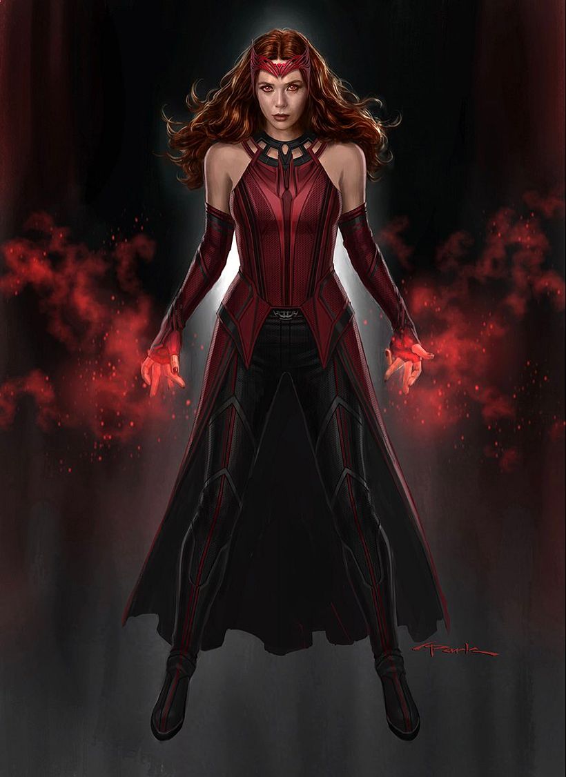 Scarlet Witch concept via @andyparkart on Twitter.