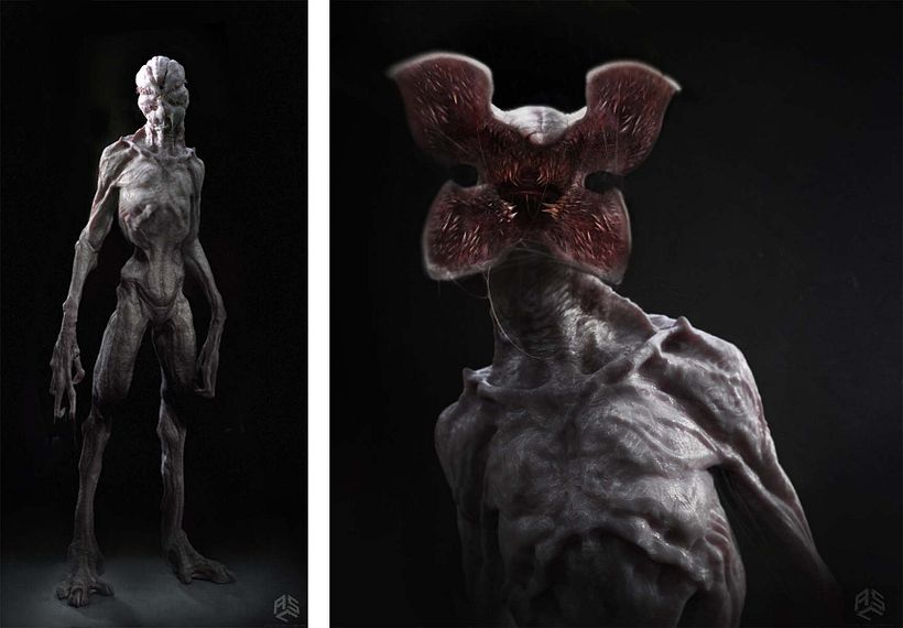 The Demogorgon, via Aarons Sims Creative on Artstation.