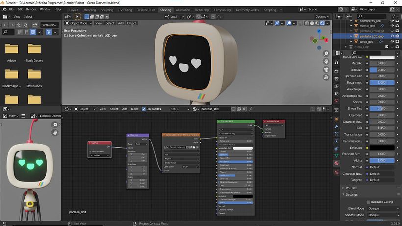 Mi proyecto del curso: Introducción al diseño y modelado 3D con Blender 5