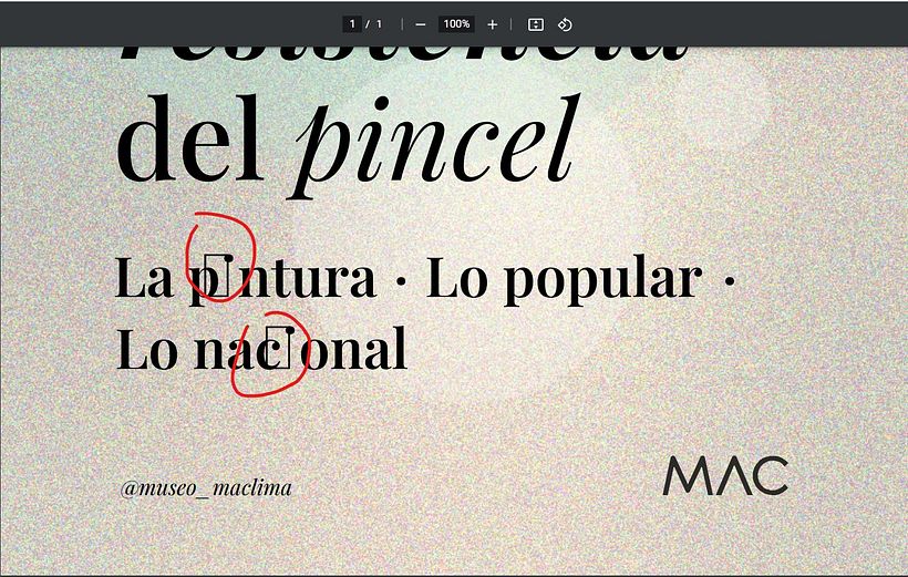 Porque se elimina la letra al pasar de Illustrator a pdf? AYUDA PLEASE :C 2