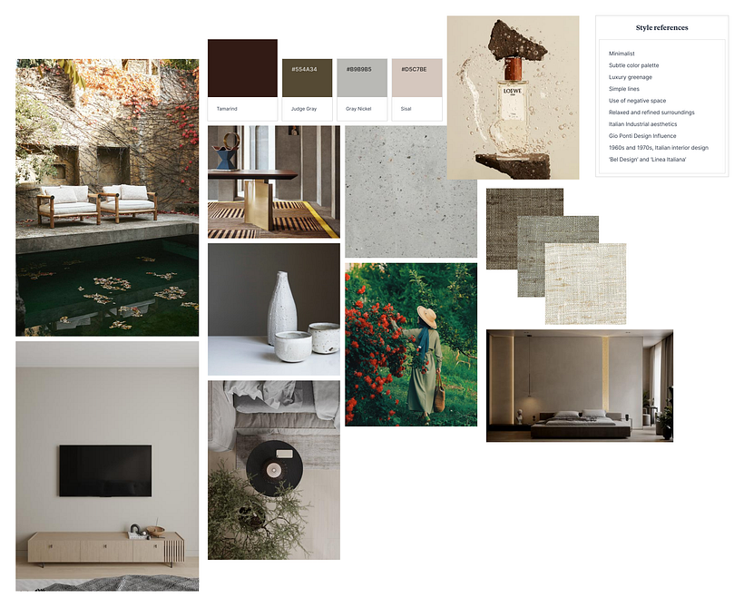 This is the mood board I developed in response to the project brief. 