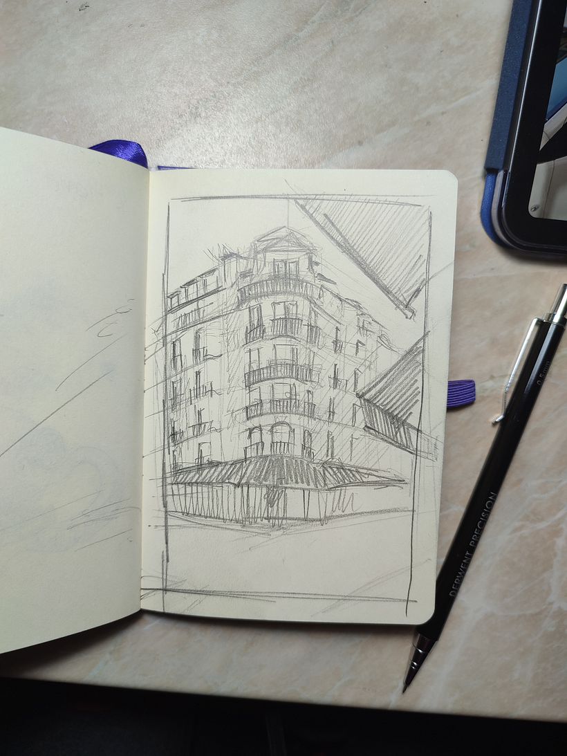My project for course: Architectural Sketching with Watercolor and Ink 1