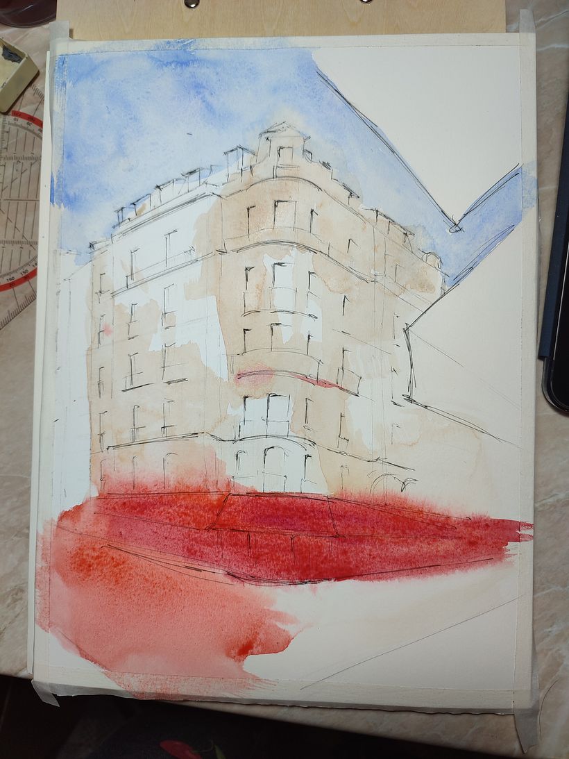 My project for course: Architectural Sketching with Watercolor and Ink 2