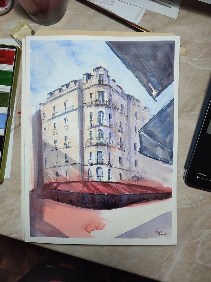 My project for course: Architectural Sketching with Watercolor and Ink 4