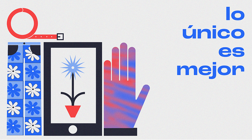 Last approach in a wallpaper format with a reduced color palette