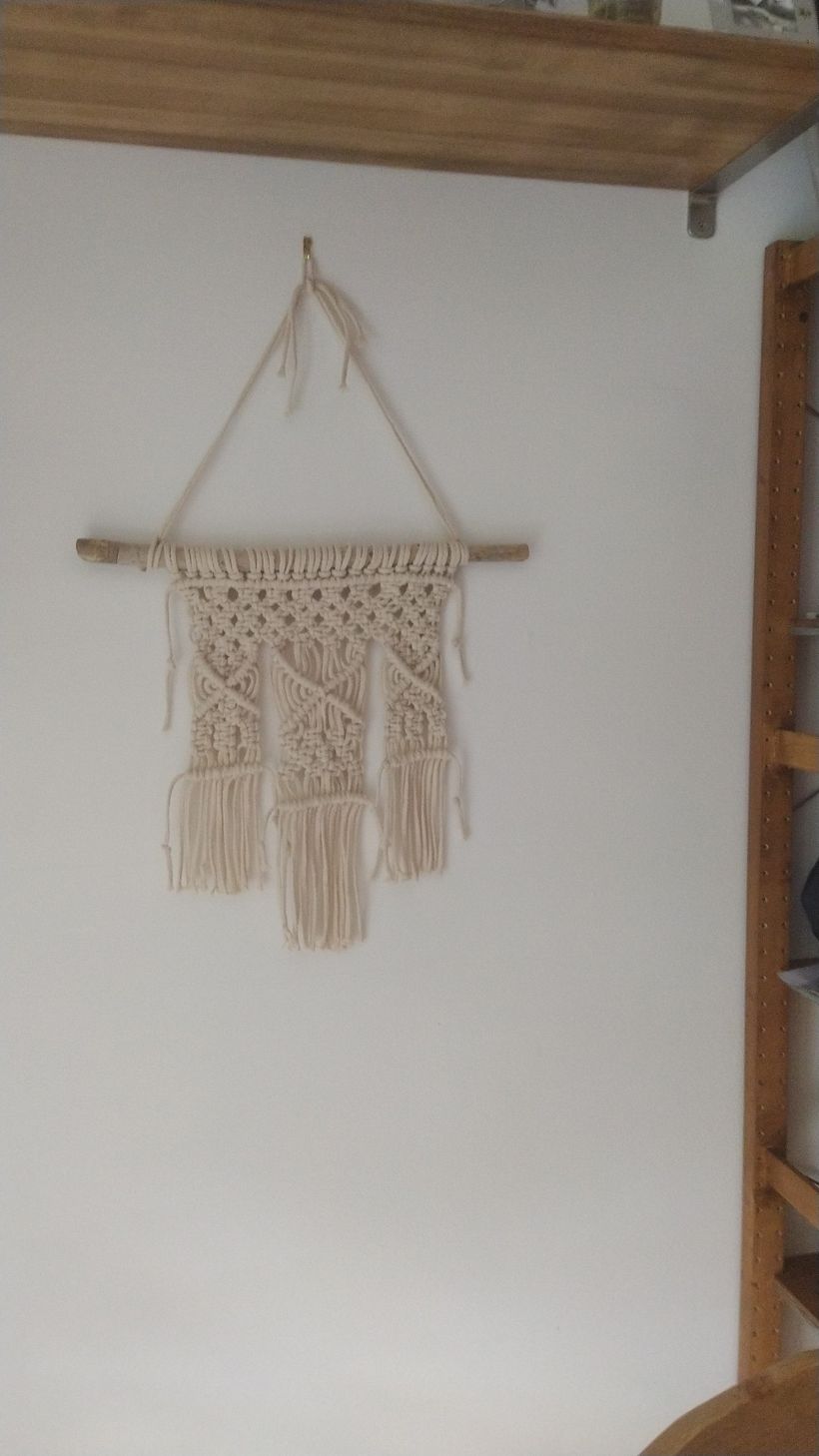Il mio progetto del corso: Macramè: nodi semplici e complessi 2
