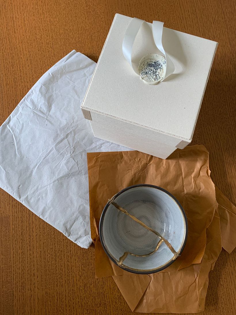 Mi proyecto del curso: Introducción al Kintsugi: restaura tu cerámica con oro  19