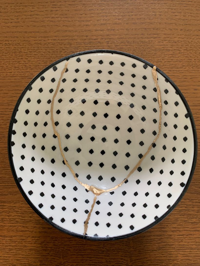 Mi proyecto del curso: Introducción al Kintsugi: restaura tu cerámica con oro  24
