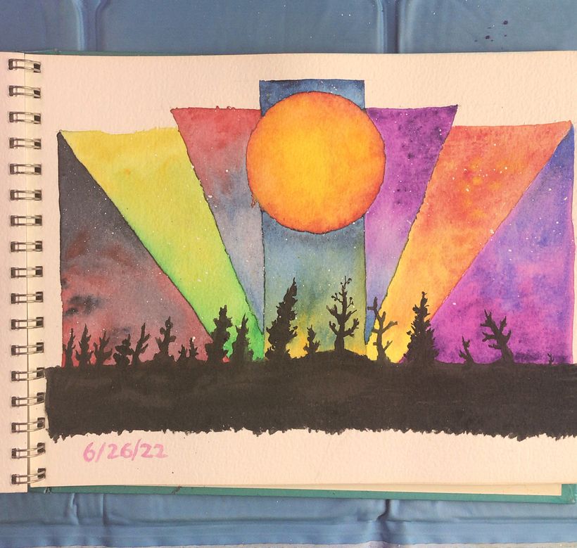 My project for course: Modern Watercolor Techniques 1