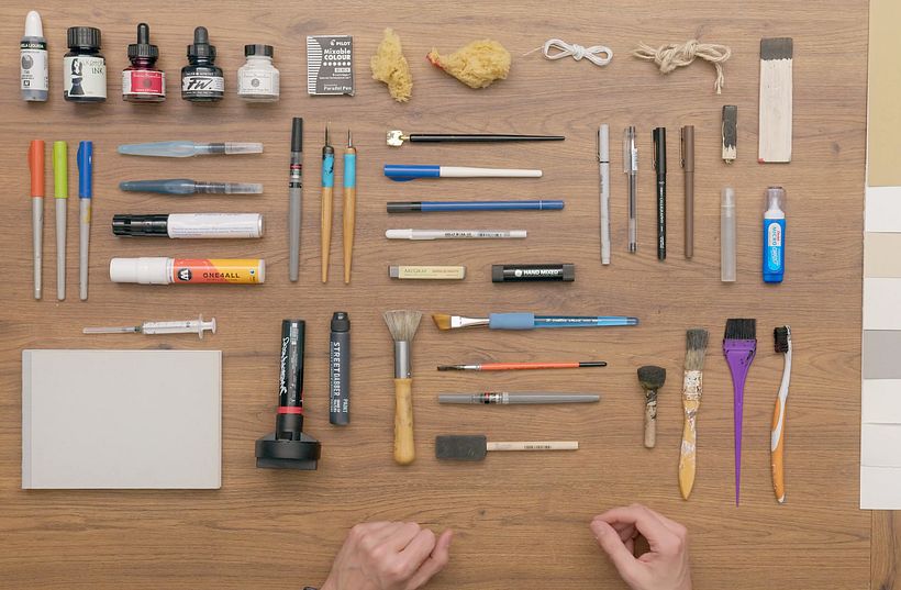 Opciones y más opciones. Tantas herramientas como maneras de dibujar.