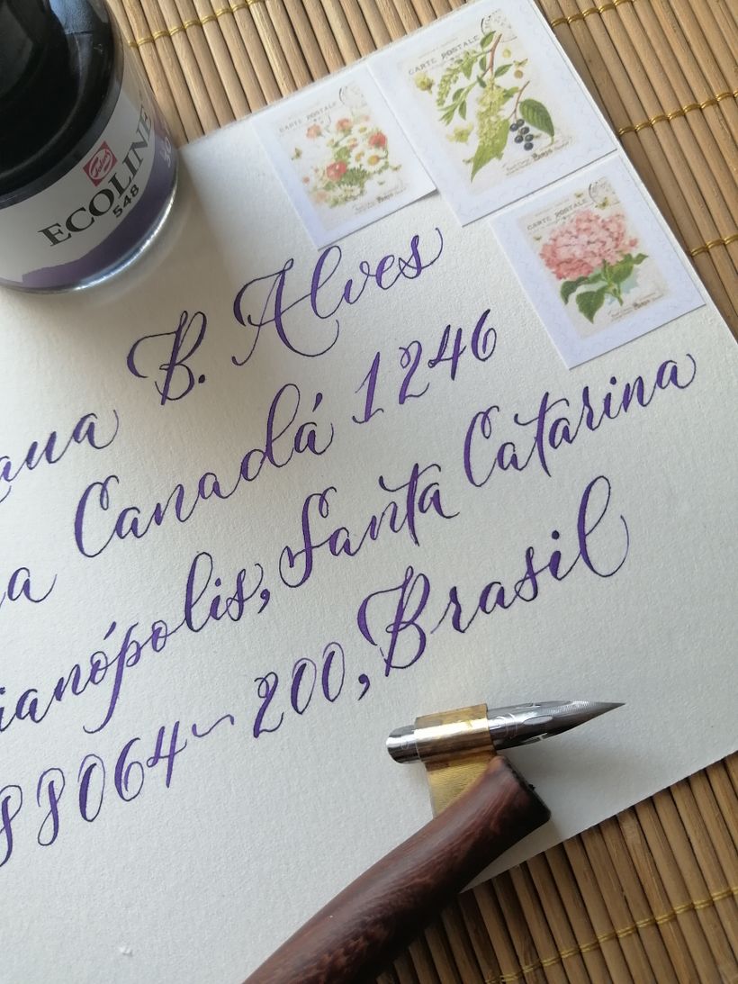 Mi proyecto del curso: Técnicas de caligrafía moderna con plumilla flexible 3