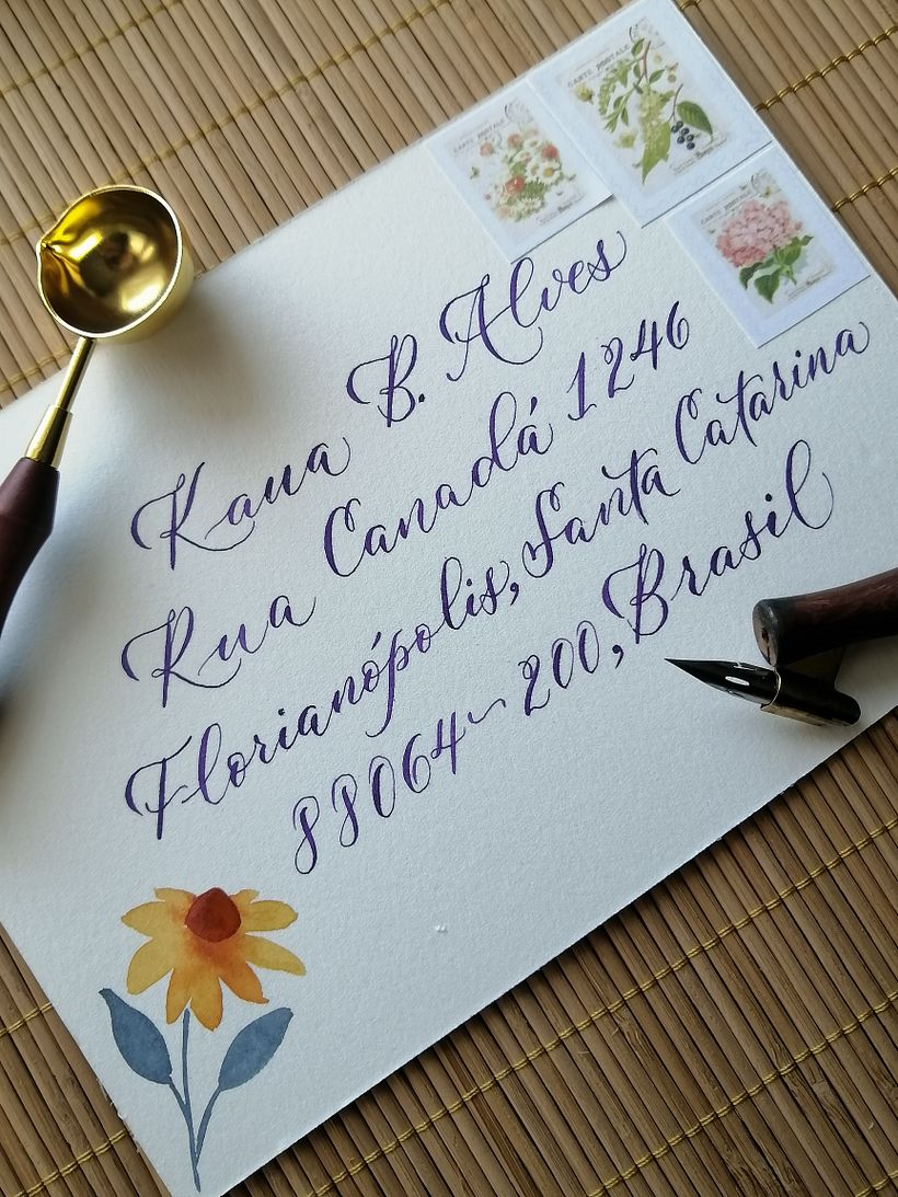 Mi proyecto del curso: Técnicas de caligrafía moderna con plumilla flexible 6