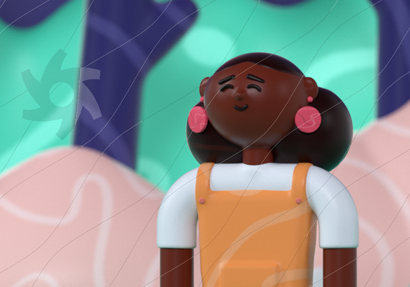 My project for course: Cinema 4D: Bring Playful 3D Illustrations to Life 3