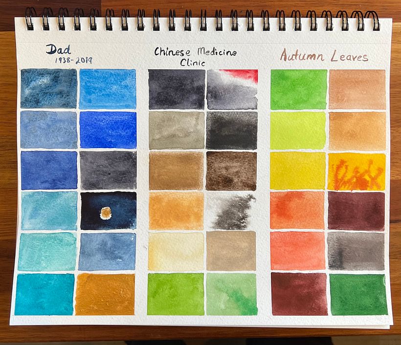 My project for course: Creation of Color Palettes with Watercolor 2