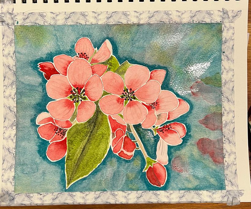 My project for course: Creation of Color Palettes with Watercolor 6