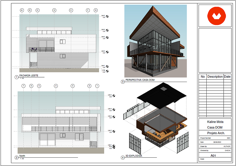 Meu projeto do curso: Projeto arquitetônico 3D e modelagem com Revit 4