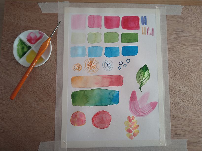 My project for course: Modern Watercolor Techniques 4