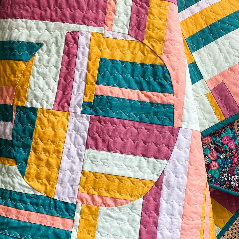 Improv Stripes & Circles Study 1