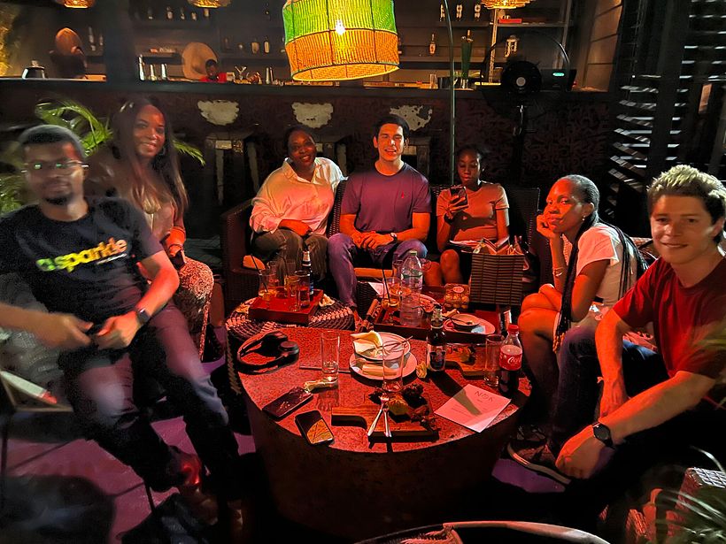 L'une de nos rencontres avec Sparkle au Nigeria