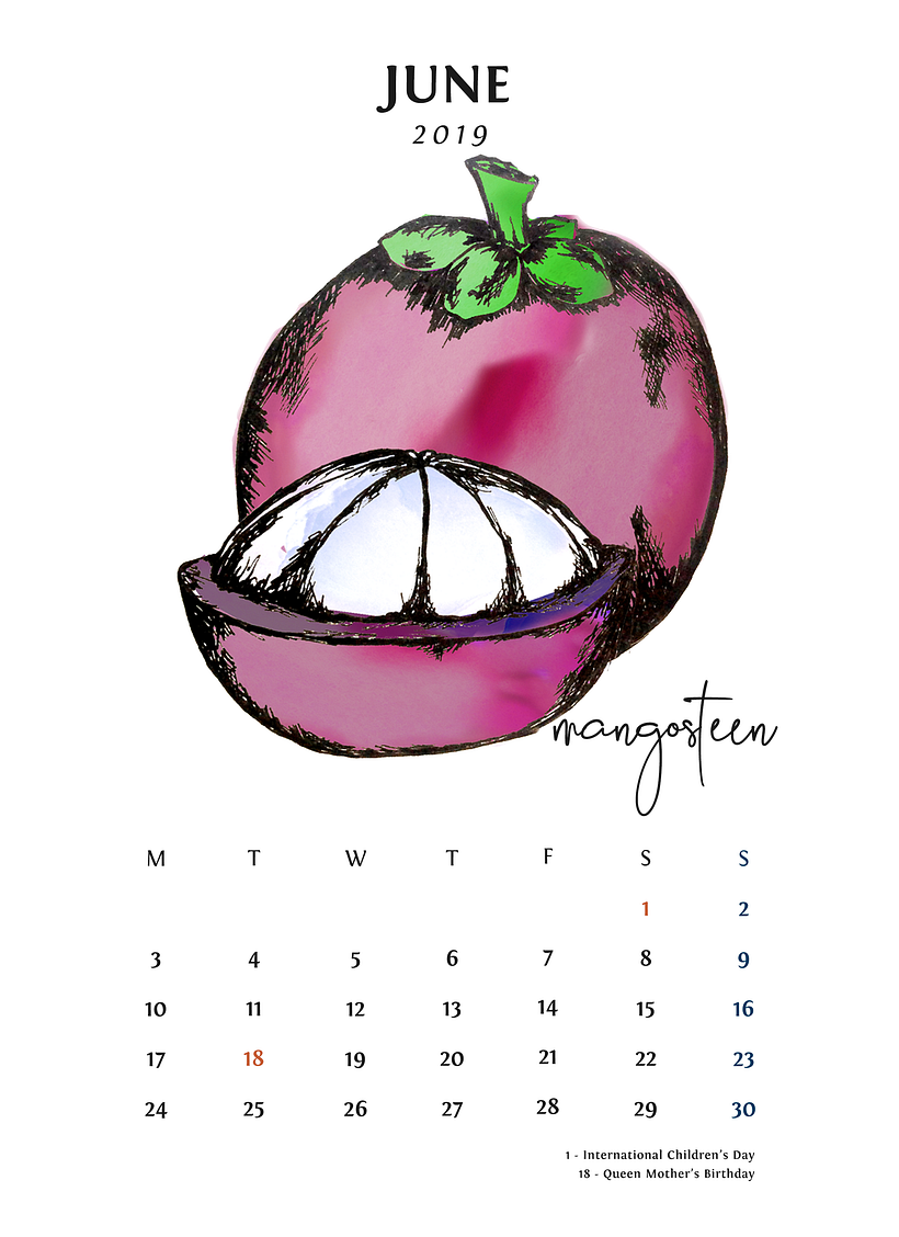 Fruit for Thought - 2019 Calendar Design 4