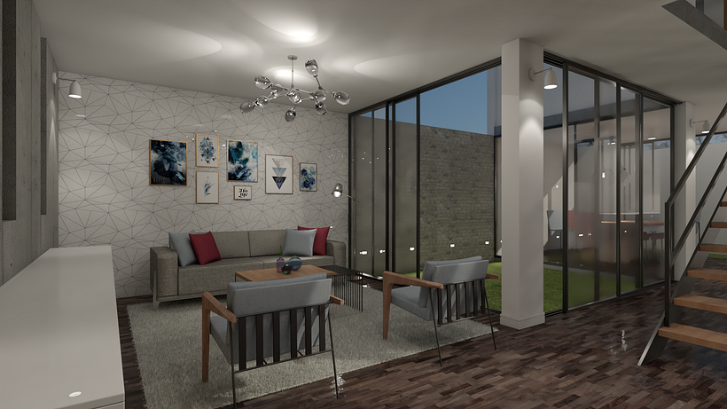 Mi proyecto del curso: Render de interiores con SketchUp y V-Ray Next 2