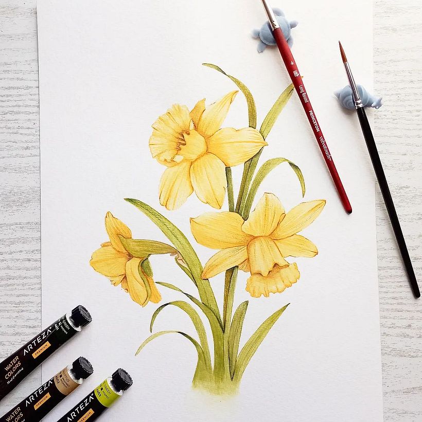 Mi proyecto del curso: Ilustración botánica con acuarela 1