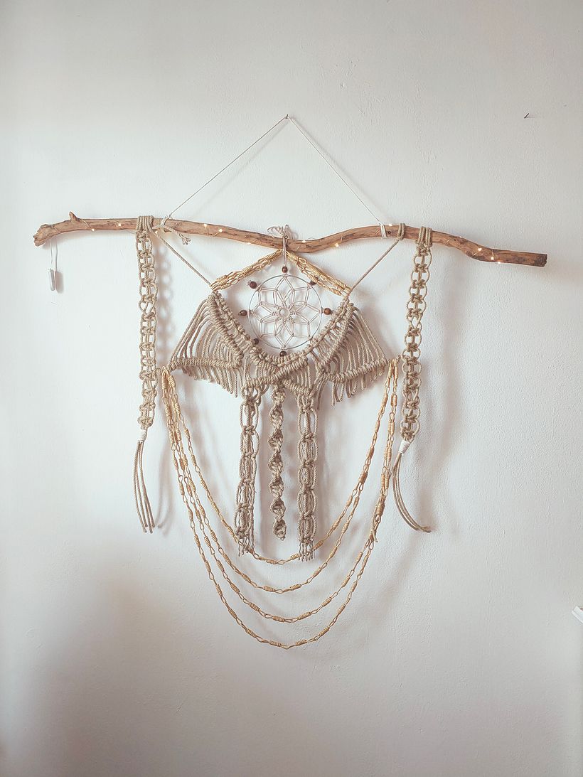 Arazzo decorativo in canapa 2