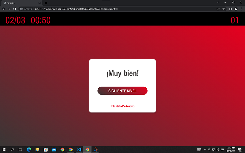 Mi proyecto del curso: Introducción a la programación en JavaScript 3