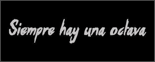 Siempre hay una octava 1