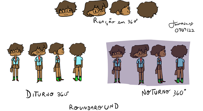 Meu projeto do curso: Design de personagens para animação com Photoshop 1