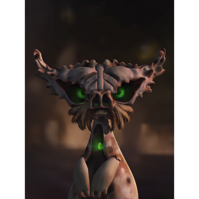 Final render with Procreate