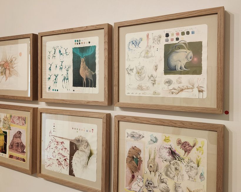 Sección de las páginas de cuaderno tamaño A5